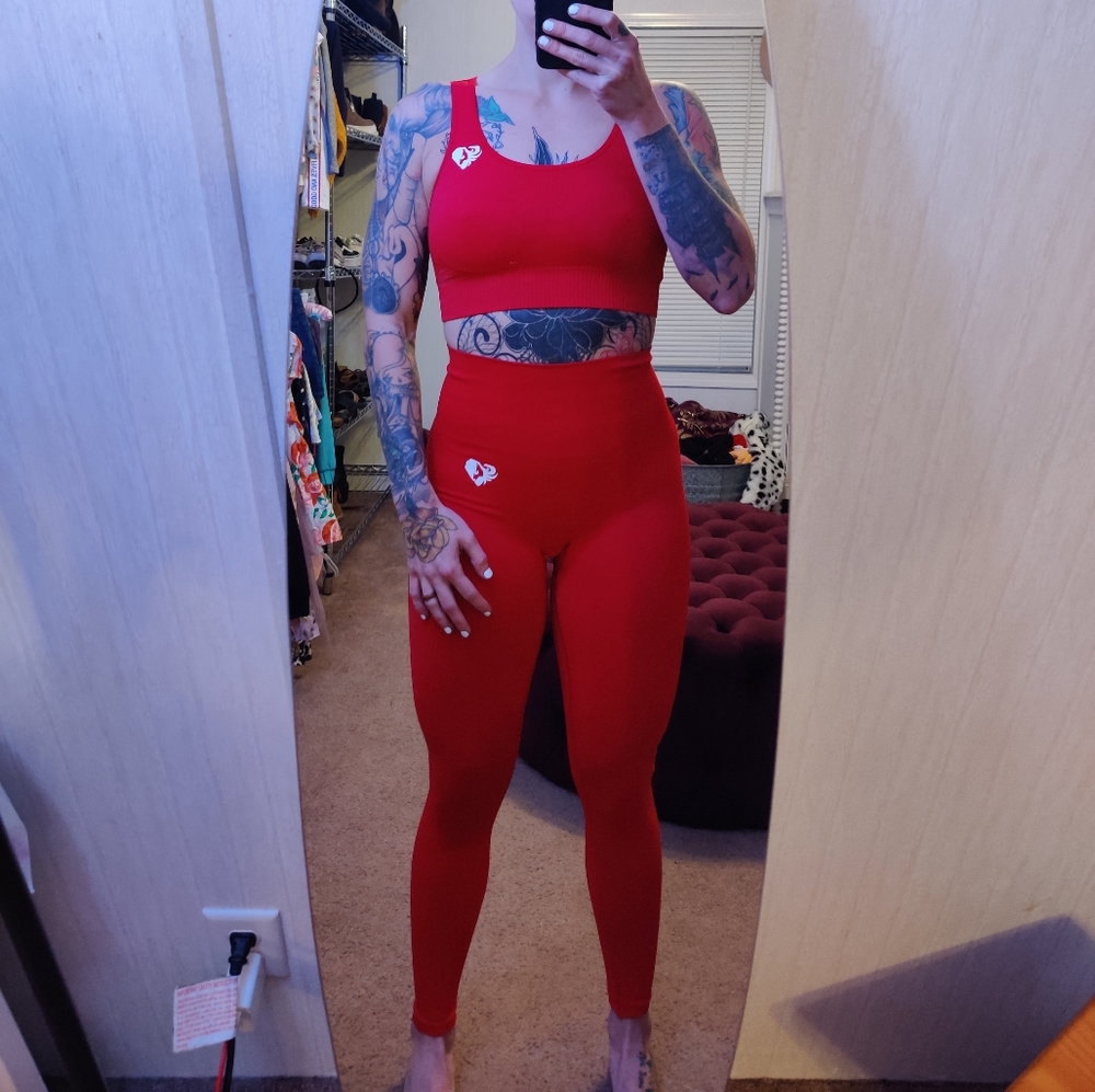 Women's best seamless set sz s